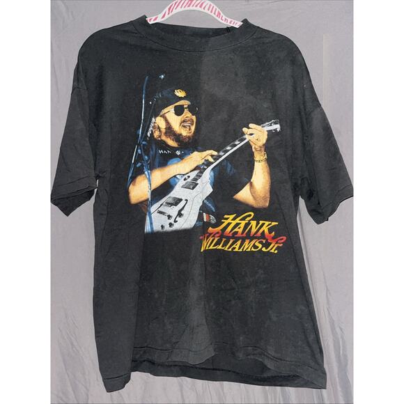 super fantasy Other - Hank Williams Jr. single stitch TOUR 97 T-Shirt XL no holes Great cond